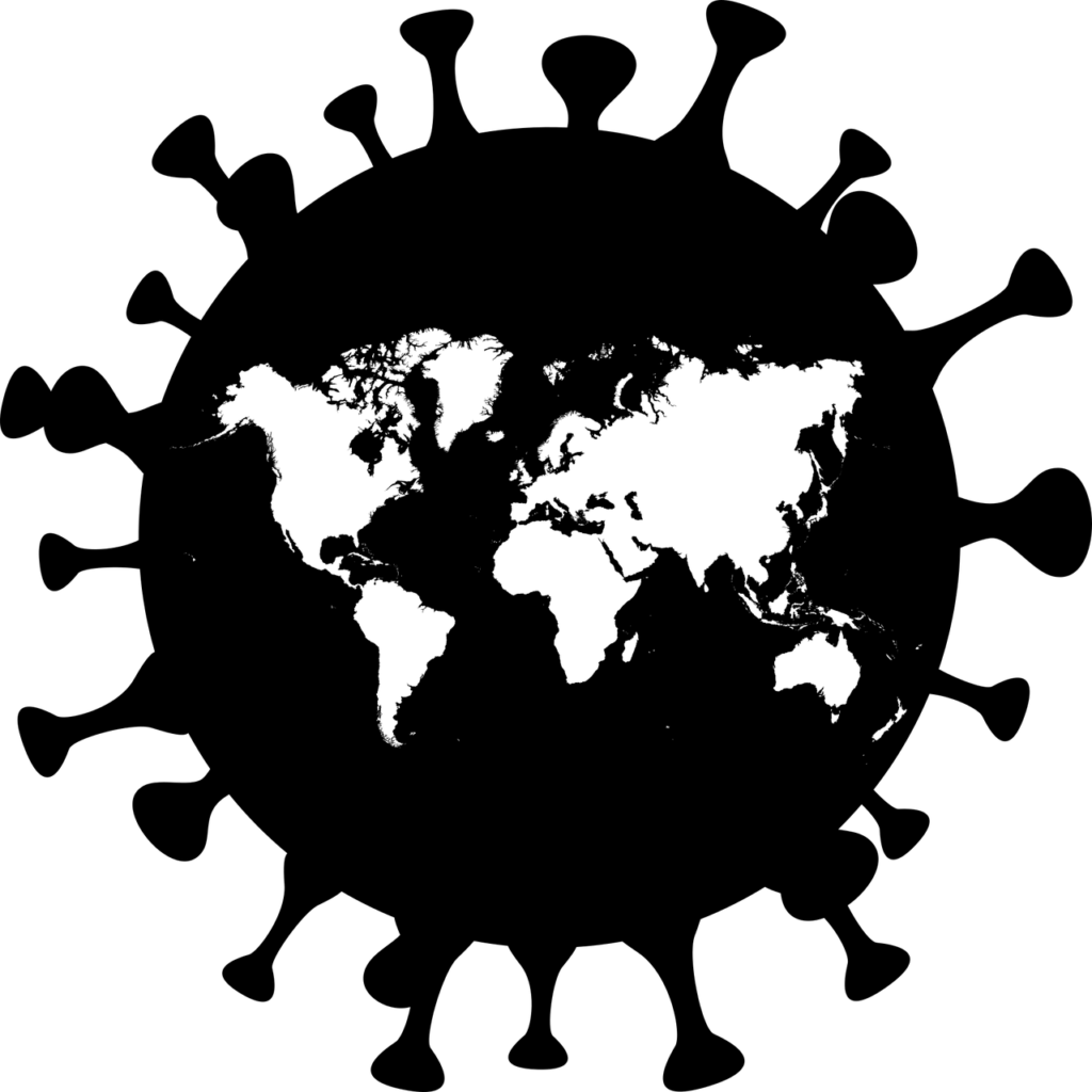 Corona Virus Map World Disease  - GDJ / Pixabay