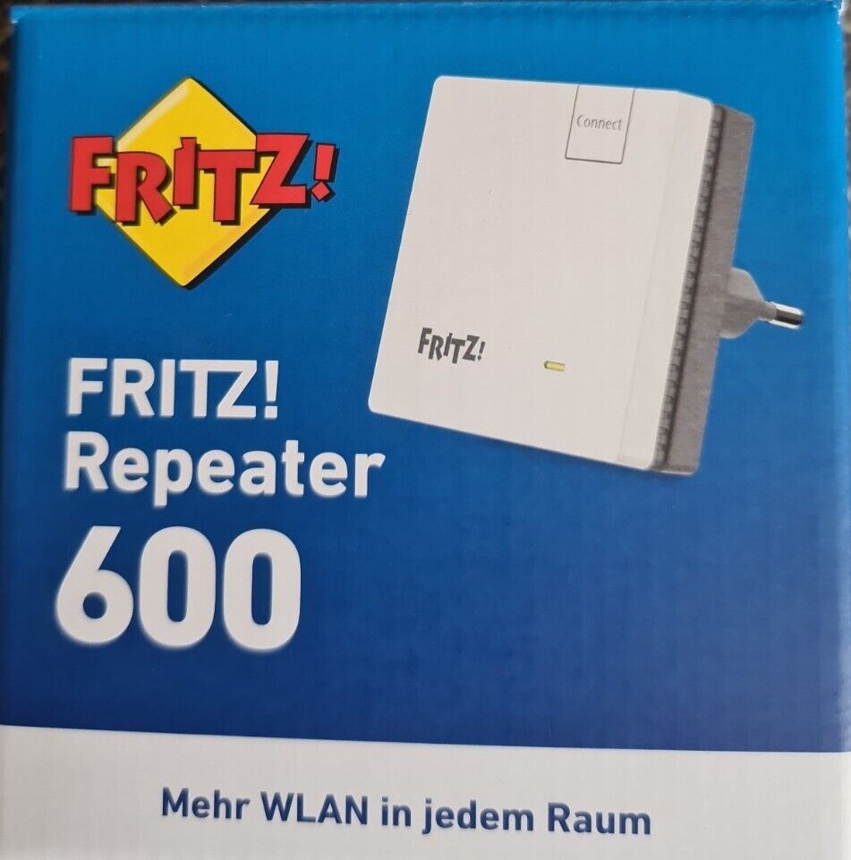 AVM FRITZ! Repeater 600 WLAN Mesh Verstärker 2,4 GHz 600 Mbit/s | NEU