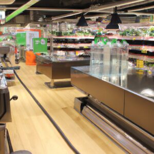 generate a high quality, relevant image prompt for an article about: bauschaeden einkaufszentrum neu