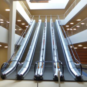 generate a high quality, relevant image prompt for an article about: bauschaeden einkaufszentrum neu