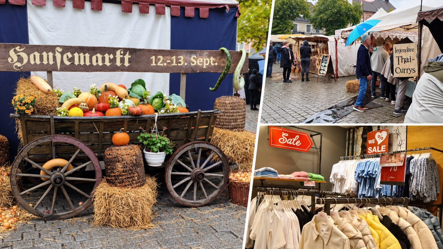 Hansemarkt Kamen 2026: Mittelalter-Flair trotz Regen