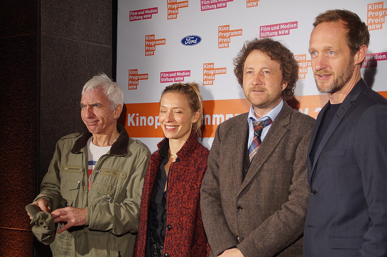 Ralf Richter mit Sandra Borgmann, Matthias Kutschmann und Stephan Kampwirth beim NRW-Kinoprogrammpreis 2016
