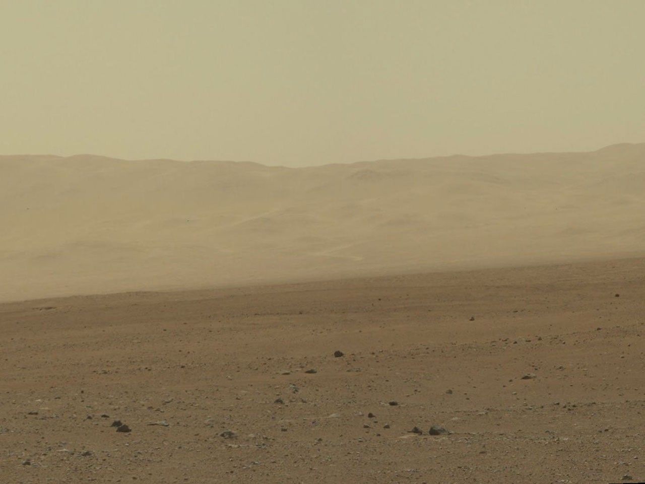 Felsige Landschaft auf dem Mars – NASA-Aufnahme