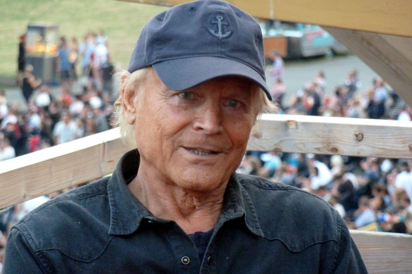 Terence Hill bei der Deutschlandpremiere seines Films 2018 in Dresden